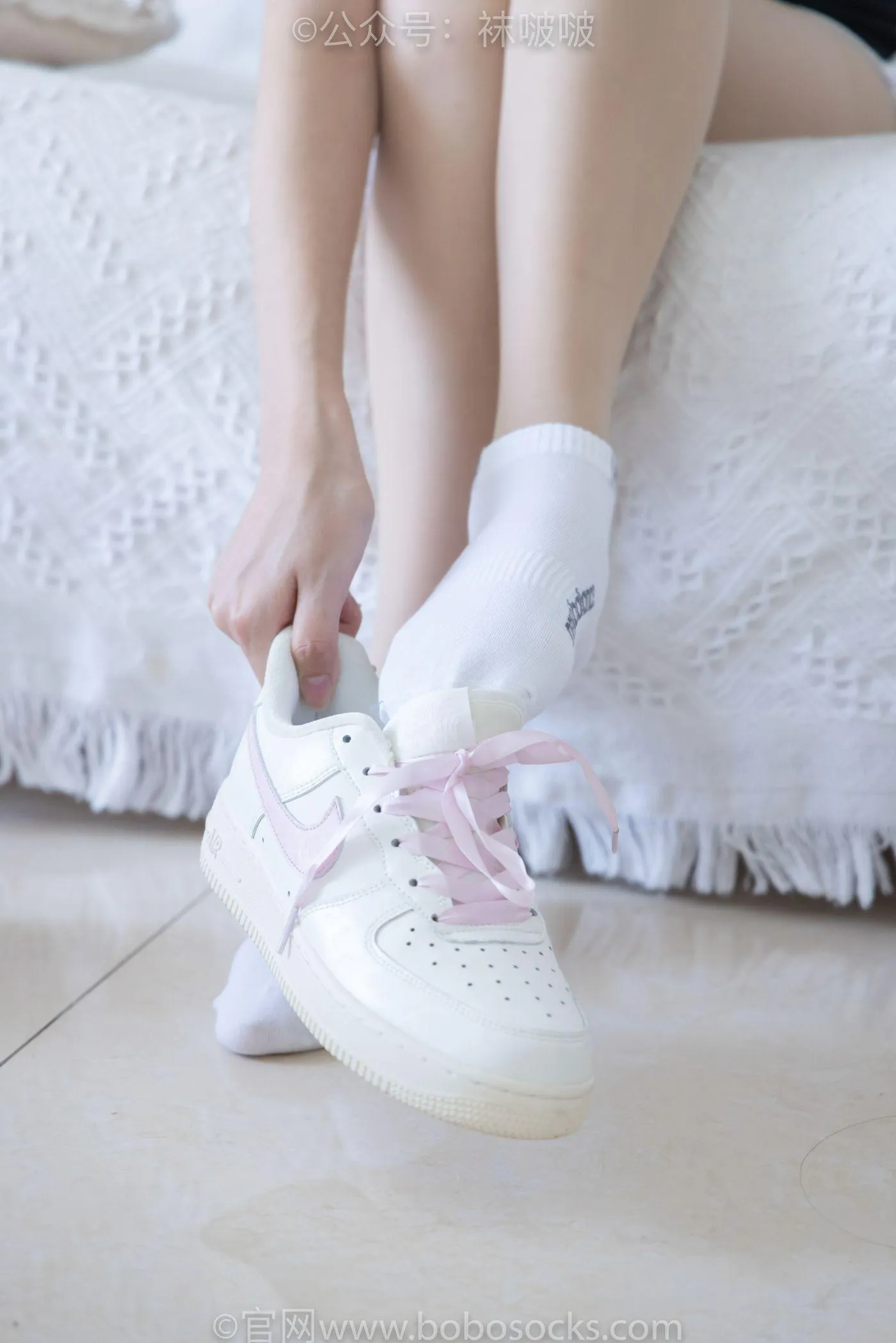[BoBoSocks袜啵啵]NO.026 小甜豆-体操服、空军一号、白棉袜、肉丝 [149P]插图8